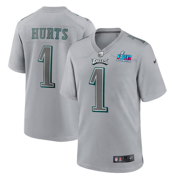 Jalen Hurts Philadelphia Eagles gray Game jersey
