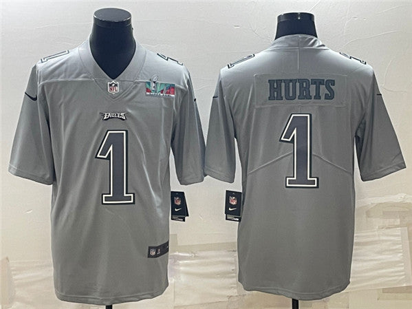 Jalen Hurts Philadelphia Eagles gray Fashion jersey