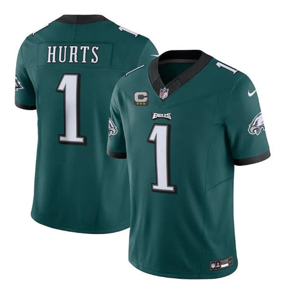 Jalen Hurts Philadelphia Eagles green Vapor jersey