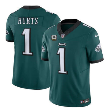 Jalen Hurts Philadelphia Eagles green Vapor jersey