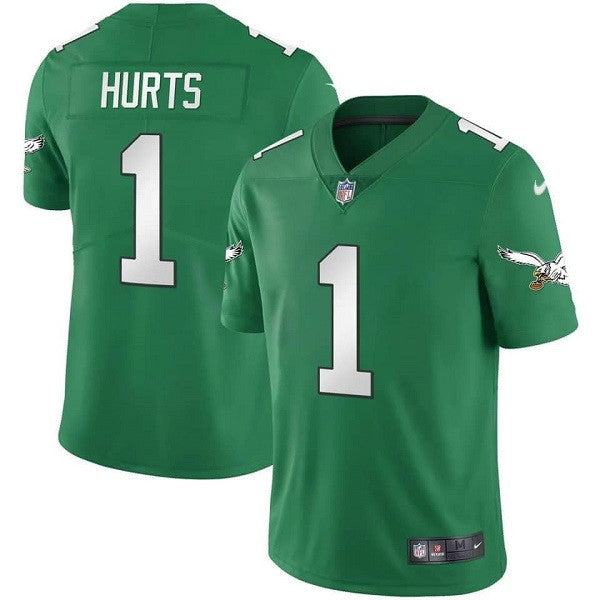Jalen Hurts Philadelphia Eagles green Vapor jersey