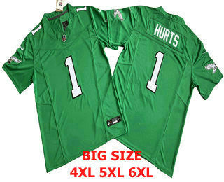 Jalen Hurts Philadelphia Eagles green FUSE jersey
