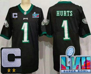 Jalen Hurts Philadelphia Eagles black Vapor jersey