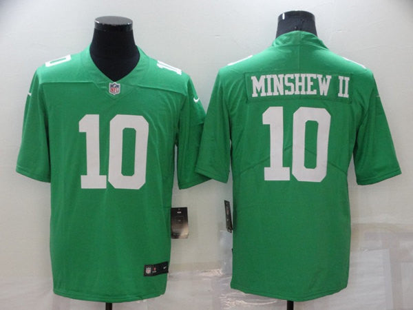 Gardner Minshew II Philadelphia Eagles green Vapor jersey