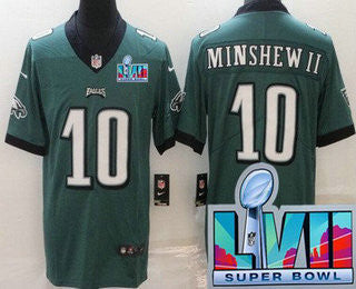 Gardner Minshew II Philadelphia Eagles green Vapor jersey