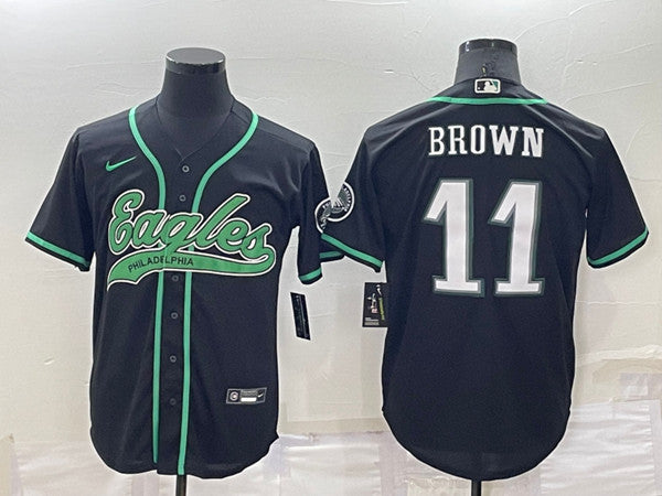 A. J Philadelphia Eagles brown jersey