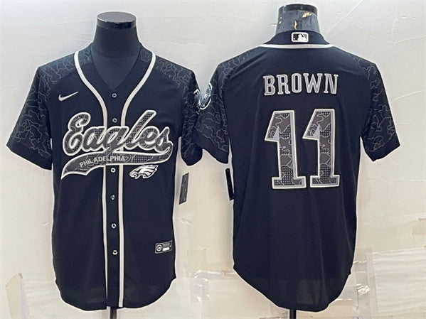 A. J Philadelphia Eagles brown jersey