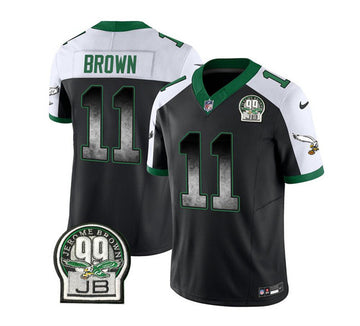 A. J Philadelphia Eagles brown Vapor jersey