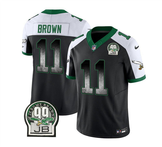 A. J Philadelphia Eagles brown Vapor jersey
