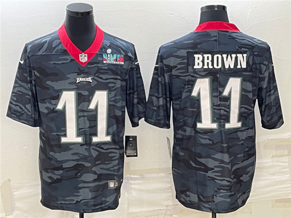 A. J Philadelphia Eagles brown Limited jersey