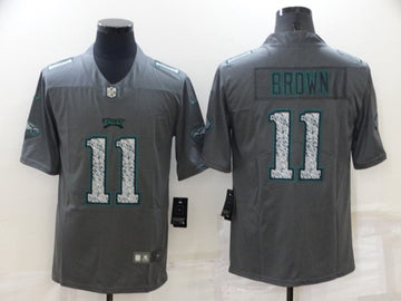 A. J Philadelphia Eagles brown Fashion Static jersey
