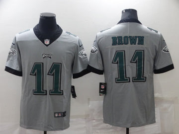 A. J Philadelphia Eagles brown Vapor jersey