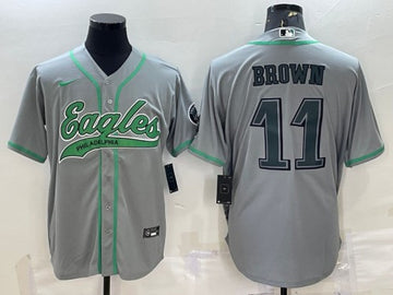 A. J Philadelphia Eagles brown jersey