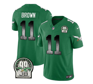 A. J Philadelphia Eagles brown Vapor jersey