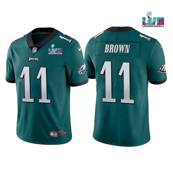 A. J Philadelphia Eagles brown Vapor jersey