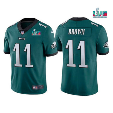 A. J Philadelphia Eagles brown Vapor jersey