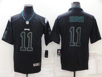A. J Philadelphia Eagles brown Color Rush jersey