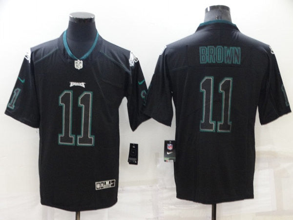A. J Philadelphia Eagles brown Color Rush jersey