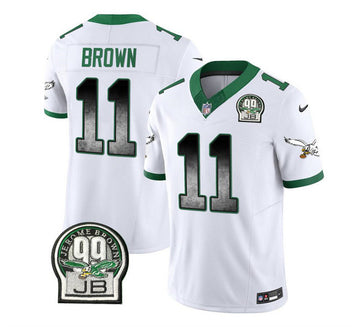 A. J Philadelphia Eagles brown Vapor jersey