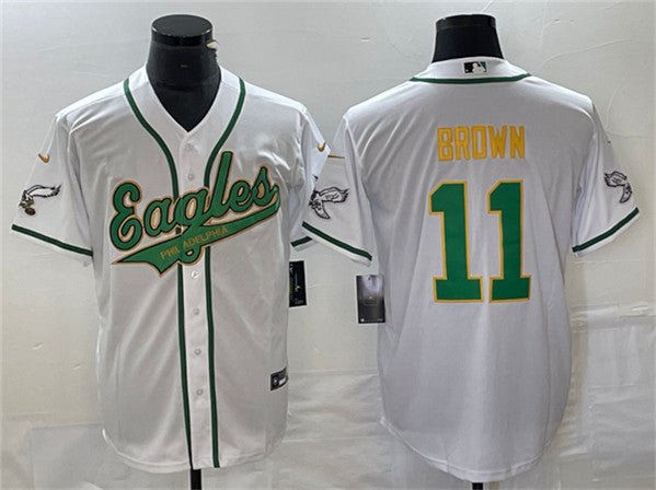 A. J Philadelphia Eagles brown jersey