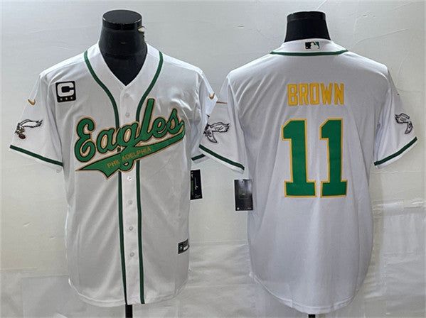 A. J Philadelphia Eagles brown jersey