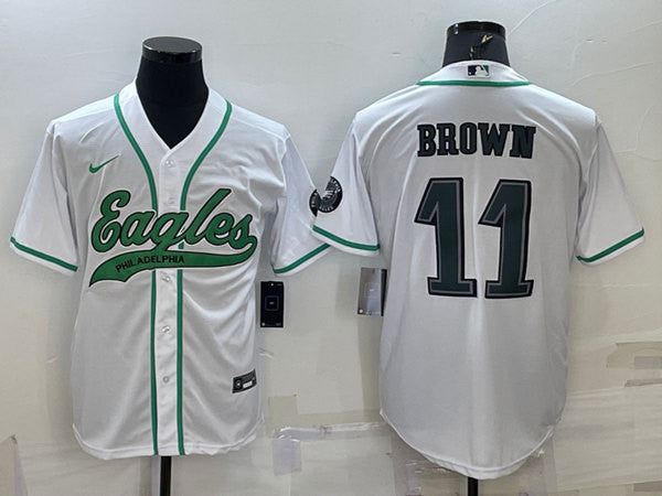 A. J Philadelphia Eagles brown jersey