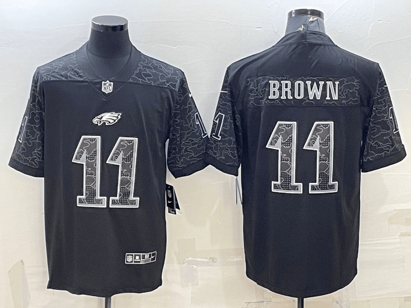 AJ Brown Philadelphia Eagles black Limited jersey
