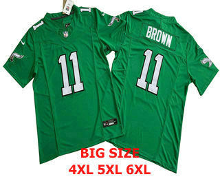 AJ Brown Philadelphia Eagles green FUSE jersey
