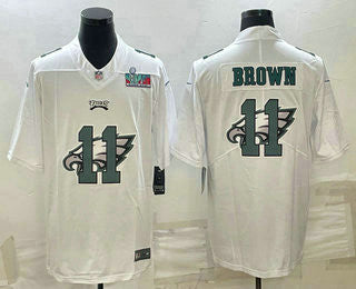 AJ Brown Philadelphia Eagles white Limited jersey