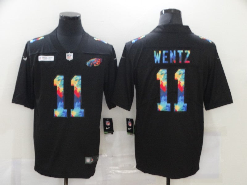 Carson Wentz Philadelphia Eagles black Limited jersey
