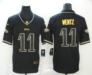 Carson Wentz Philadelphia Eagles black jersey