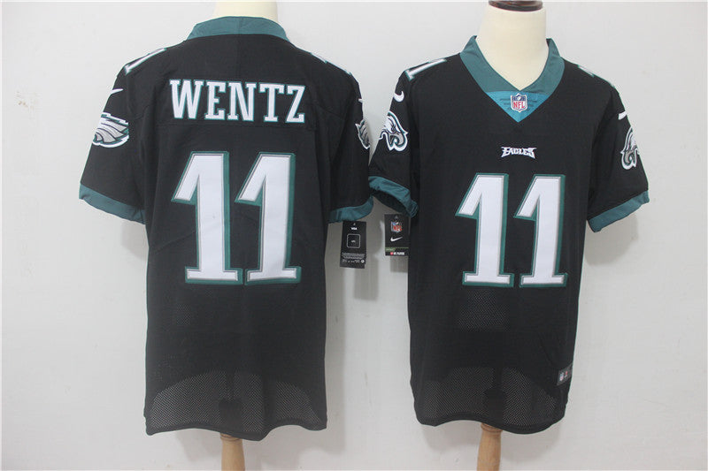 Carson Wentz Philadelphia Eagles black Vapor jersey