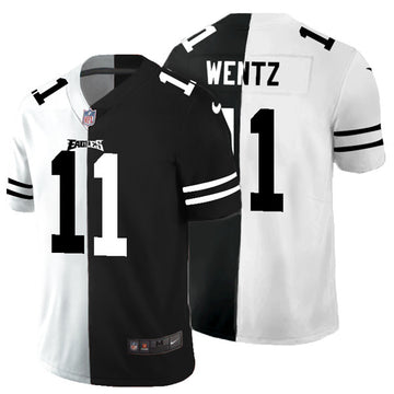Carson Wentz Philadelphia Eagles black Split jersey