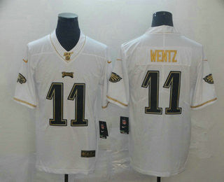 Carson Wentz Philadelphia Eagles white jersey