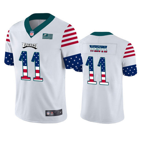 Carson Wentz Philadelphia Eagles white Limited jersey