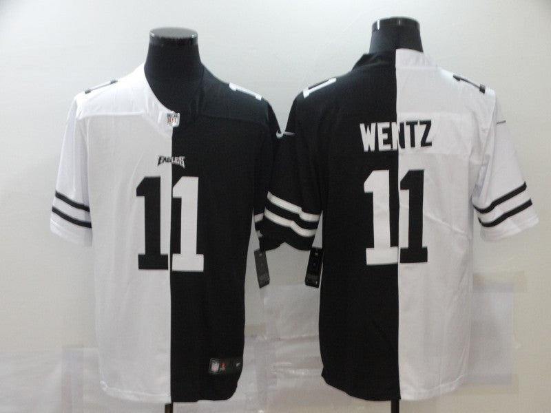 Carson Wentz Philadelphia Eagles white Vapor jersey
