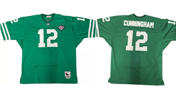 Randall Cunningham Philadelphia Eagles green jersey