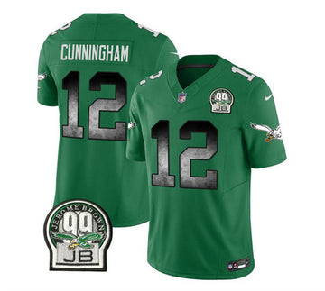 Randall Cunningham Philadelphia Eagles green Vapor jersey