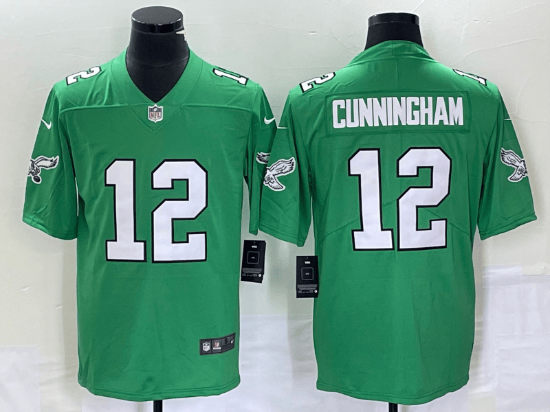 Randall Cunningham Philadelphia Eagles green Vapor jersey