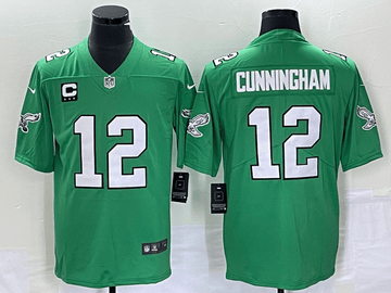 Randall Cunningham Philadelphia Eagles green Vapor jersey