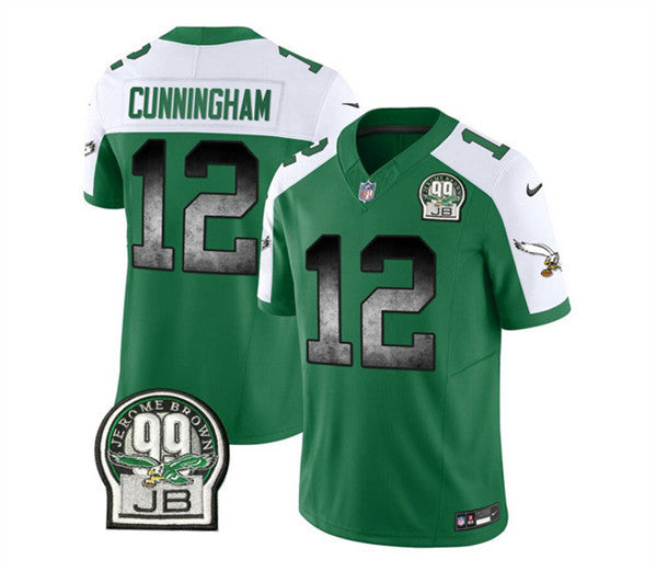 Randall Cunningham Philadelphia Eagles green Vapor jersey