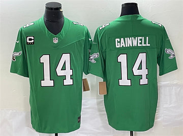 Kenneth Gainwell Philadelphia Eagles green Vapor jersey