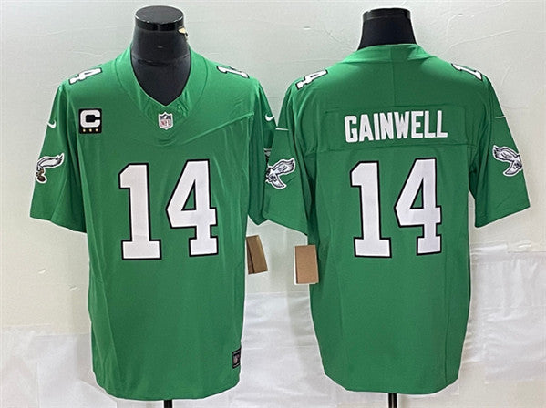 Kenneth Gainwell Philadelphia Eagles green Vapor jersey