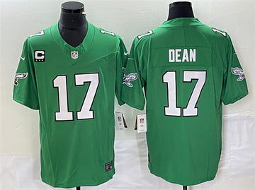 Nakobe Dean Philadelphia Eagles green Vapor jersey