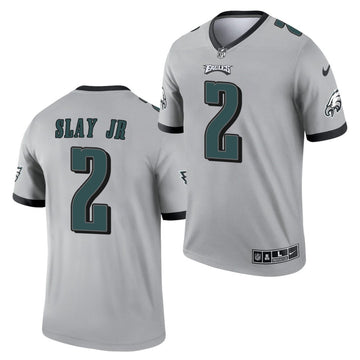 Darius Slay Jr Philadelphia Eagles silver Inverted Legend jersey