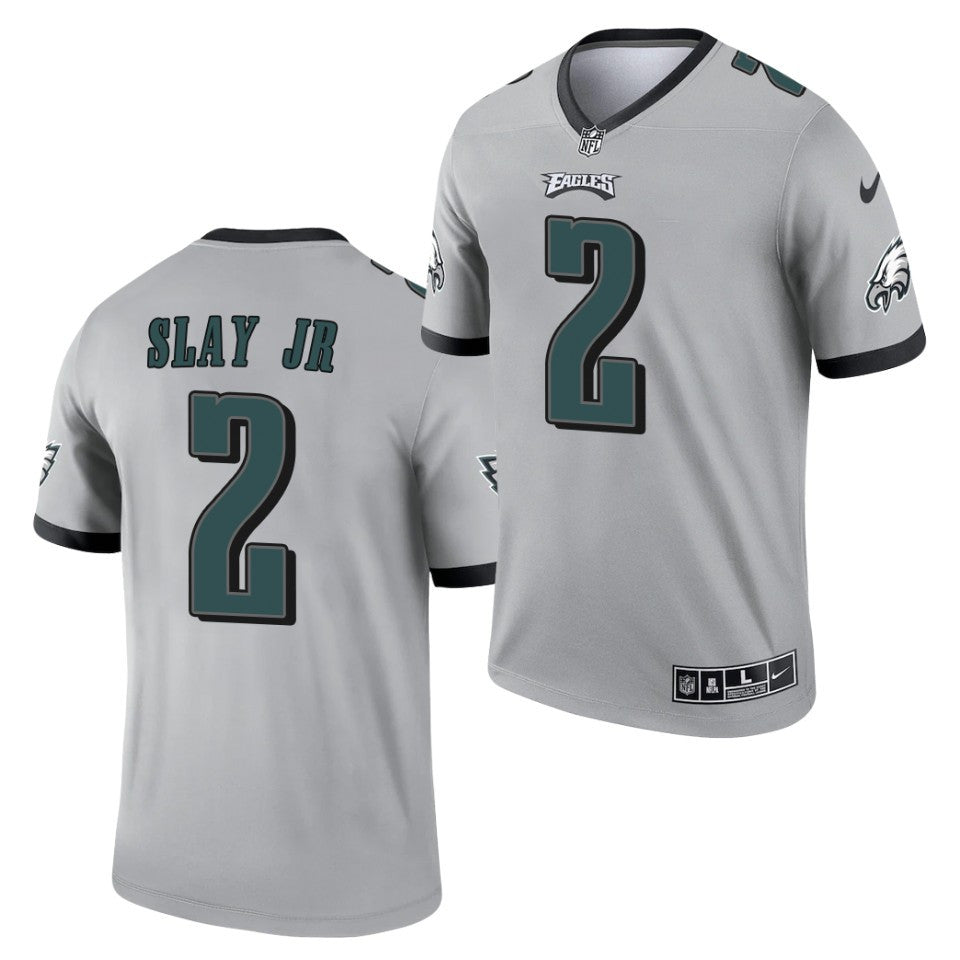 Darius Slay Jr Philadelphia Eagles silver Inverted Legend jersey