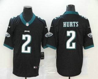 Jalen Hurts Philadelphia Eagles black Vapor jersey
