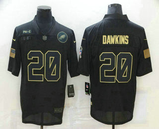Brian Dawkins Philadelphia Eagles black Salute To Service jersey