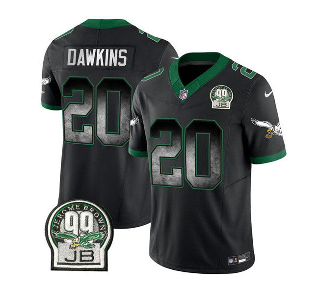 Brian Dawkins Philadelphia Eagles black Vapor jersey