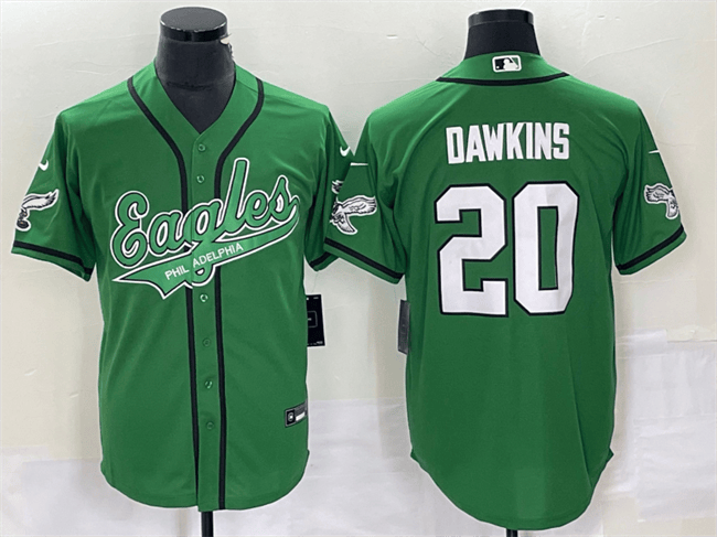 Brian Dawkins Philadelphia Eagles green jersey